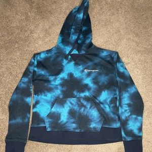 Tie dye champion sweater